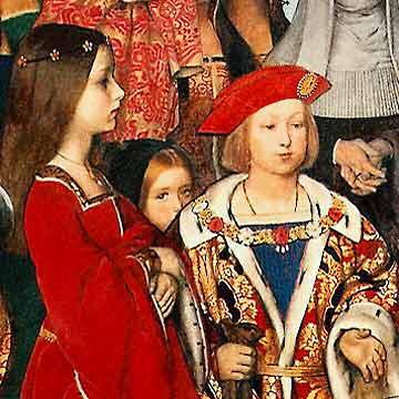 Richard Burchett the future Henry VIII France oil painting art